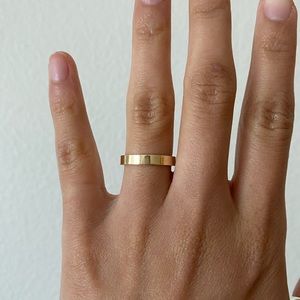 14k yellow gold wedding band | 3mm | Comfort Fit | Size 5